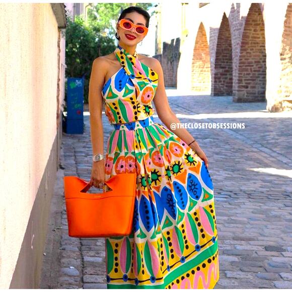 RARE!!! ZARA BLOGGER FAVE!!! Co-Ord Set Crop Top and A-Line Midi Skirt NWT - Picture 2 of 16